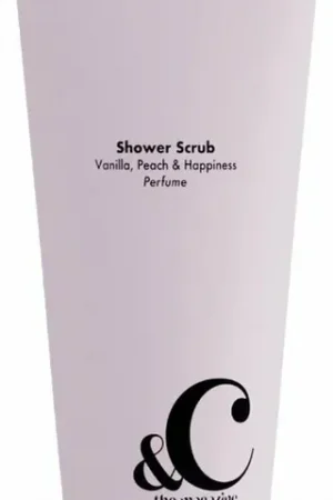&C Shower Scrub Vanilla Peach & Happiness Goedkoop