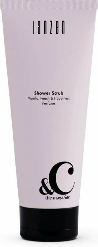 &C Shower Scrub Vanilla Peach & Happiness Goedkoop
