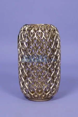 Windlicht sinala d22h39cm goud Gecertificeerd
