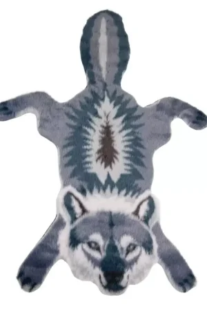 Vloerkleed l115b78cm wolf multi Lage Prijs