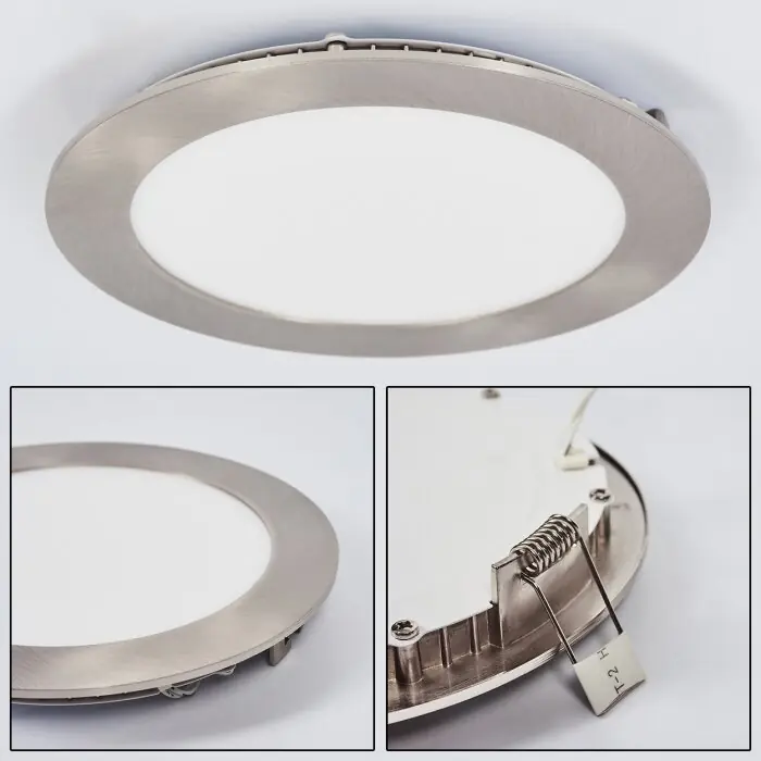 Populair Finsrud Inbouw verlichting LED Nikkel mat, 1-licht