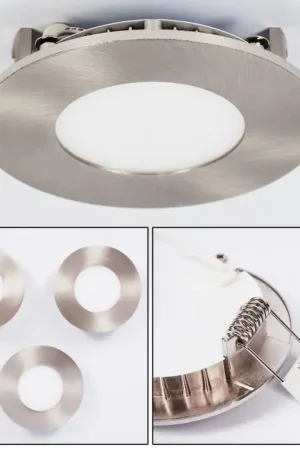 Koop Online Finsrud Inbouw verlichting LED Nikkel mat, 1-licht