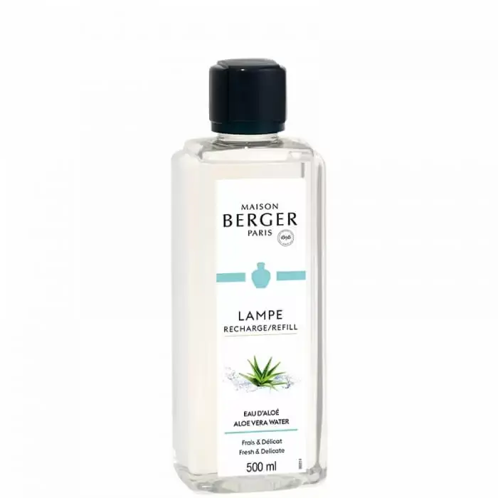 Navulling Huisparfum Aloe Vera Water 500 ml Eau d‘Aloe Lampe Berger Maison Paris Bestseller