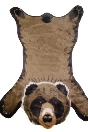 Vloerkleed l90b60cm beer multi Betaalbaar