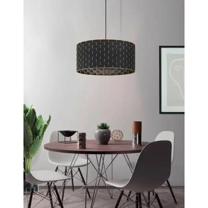 Aanbieding Eglo-Leuchten MARASALES Hanglamp Zwart, 1-licht