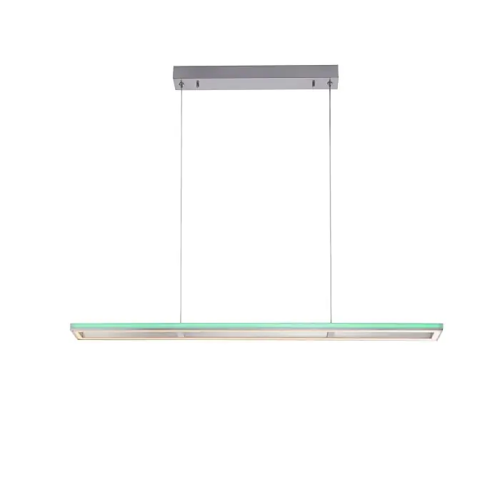 Op = Op Paul-Neuhaus HELIX Hanglamp LED Aluminium, 2-lichts, Afstandsbediening