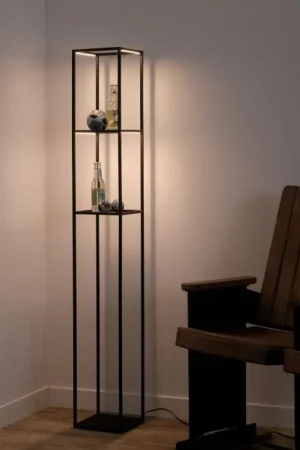 Betrouwbaar Paul-Neuhaus CONTURA Staande lamp LED Zwart, 4-lichts