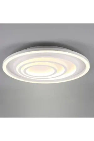 Alleen Vandaag Trio-Leuchten Kagawa Plafondlamp LED Wit, 1-licht, Afstandsbediening