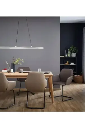 Express Levering SCHÖNER-WOHNEN-Kollektion Stripe Hanglamp LED Aluminium, 1-licht