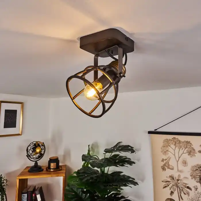 Russu Plafondlamp Grijs, 1-licht Must-Have
