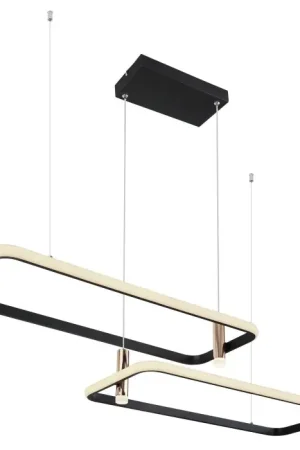 Aanbieding Globo COCO Hanger LED Zwart, 1-licht, Afstandsbediening