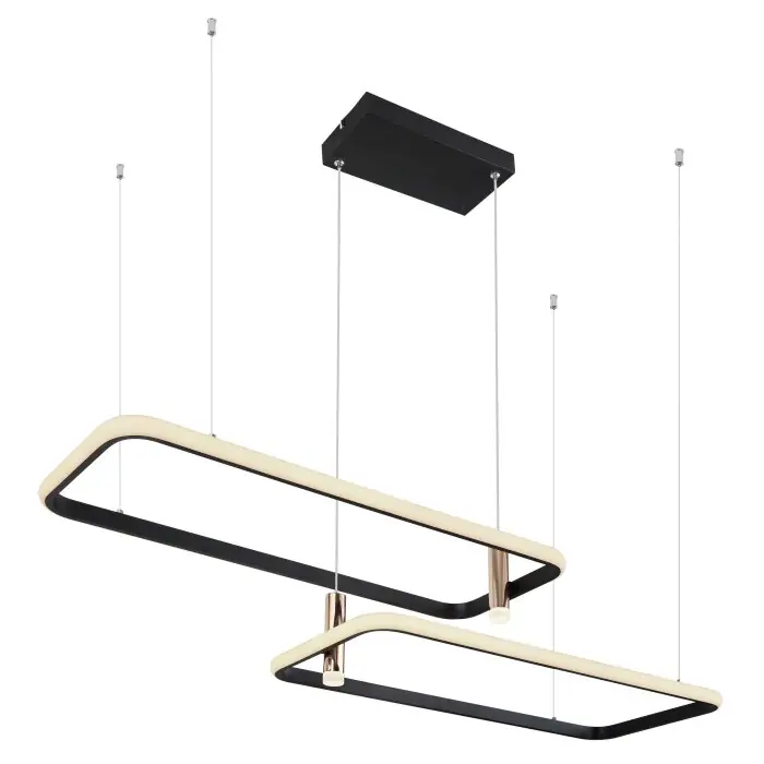 Aanbieding Globo COCO Hanger LED Zwart, 1-licht, Afstandsbediening