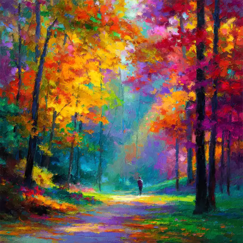 Impressie van de Herfst Gereduceerde Prijs