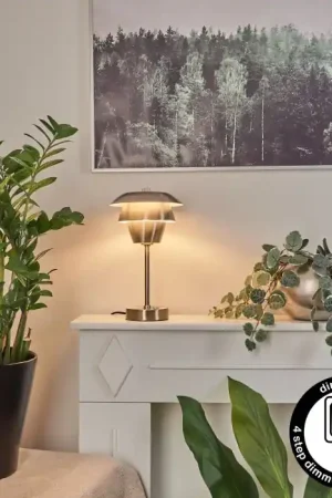 Wacissa Tafellamp Nikkel mat, 1-licht Meest Verkocht