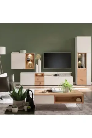 SCHÖNER-WOHNEN-Kollektion Pina Staande lamp Nikkel mat, 3-lichts Dagaanbieding