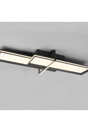 Alleen Vandaag Trio-Leuchten Charleston Plafondlamp LED Antraciet, 2-lichts