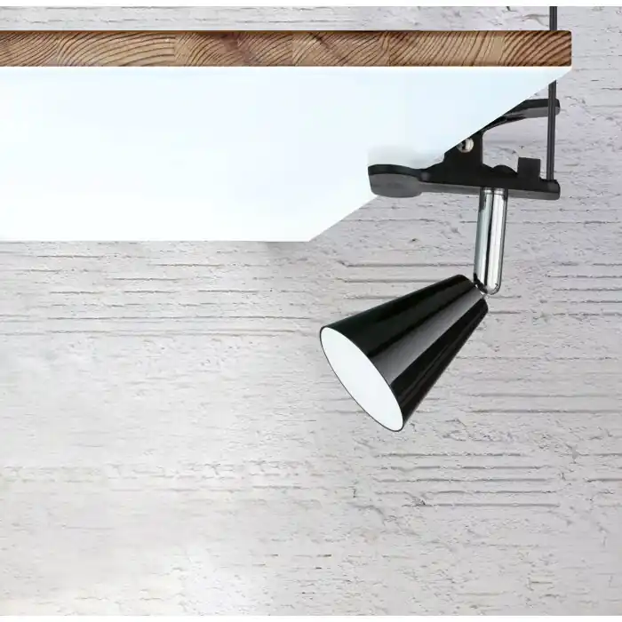 FHL-easy Zirbel Klemlamp LED Zwart, 1-licht Weekendaanbieding