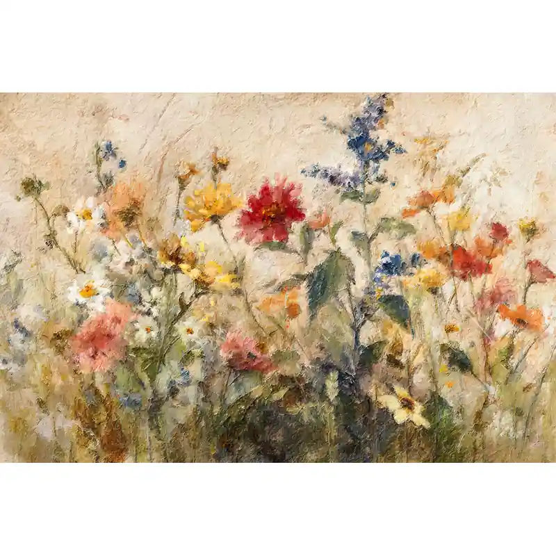 Actieprijs Wildebloemenveld Art