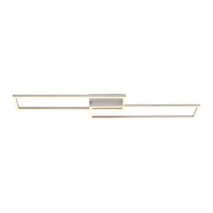 Exclusieve Aanbieding Leuchten-Direkt IVEN Plafondlamp LED Staal geborsteld, 2-lichts