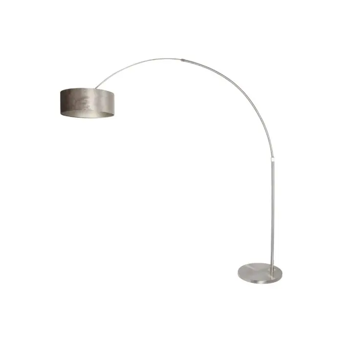 Steinhauer Sparkled Light Staande lamp Staal geborsteld, 1-licht Beste Prijs