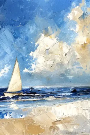 Fabrieksprijs Boot abstract schilderij