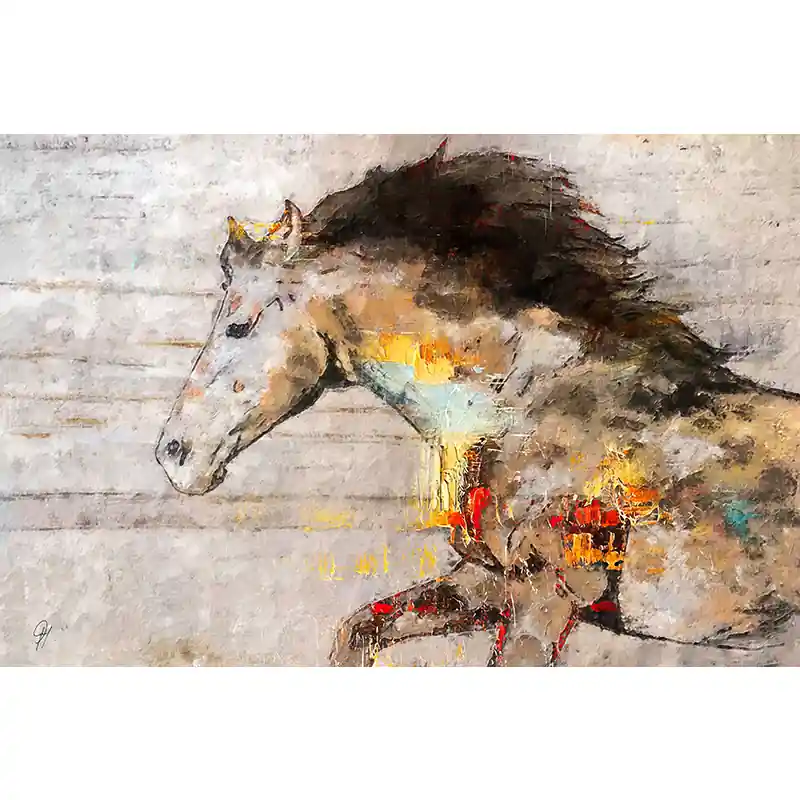 Paard in kleur Speciale Aanbieding