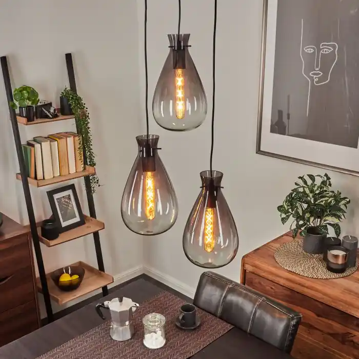 Goedkoop Brolla Hanglamp Zwart, 3-lichts