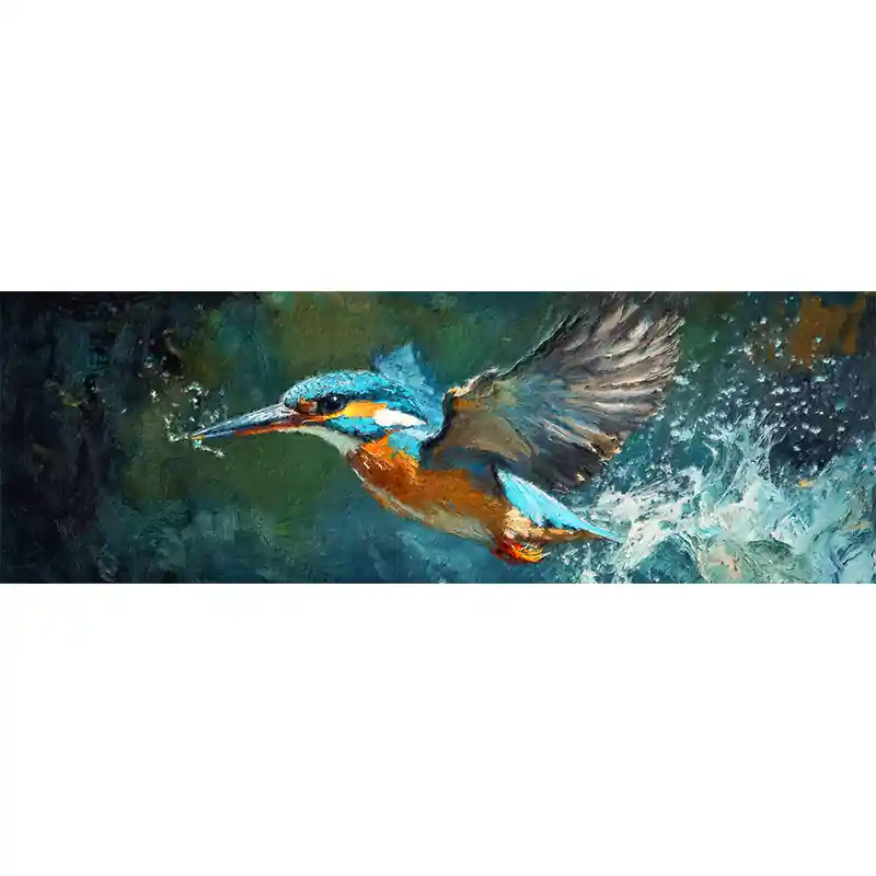Ijsvogel bij rivier Uitverkoop