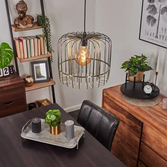 Ribellasca Hanger Zwart, 1-licht Gecertificeerd