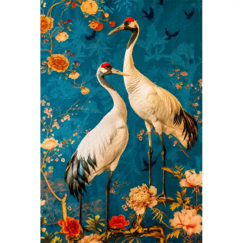 Beperkt Aanbod Koppel kraanvogel art