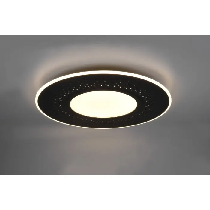 Trio-Leuchten Verus Plafondlamp LED Zwart, 1-licht, Afstandsbediening Meest Verkocht