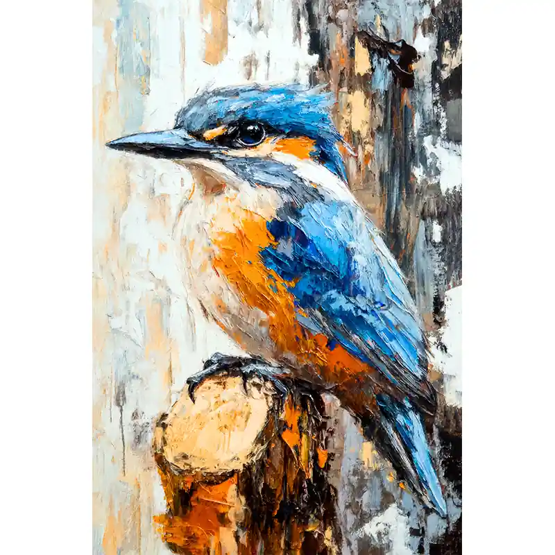 Beperkte Voorraad Schilderij Kingfisher II