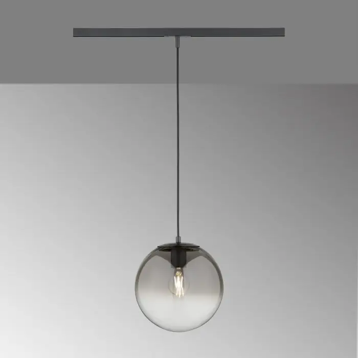 Direct Beschikbaar SCHÖNER-WOHNEN-Kollektion HV-Track Lina Stina Hanglamp Zwart, 1-licht
