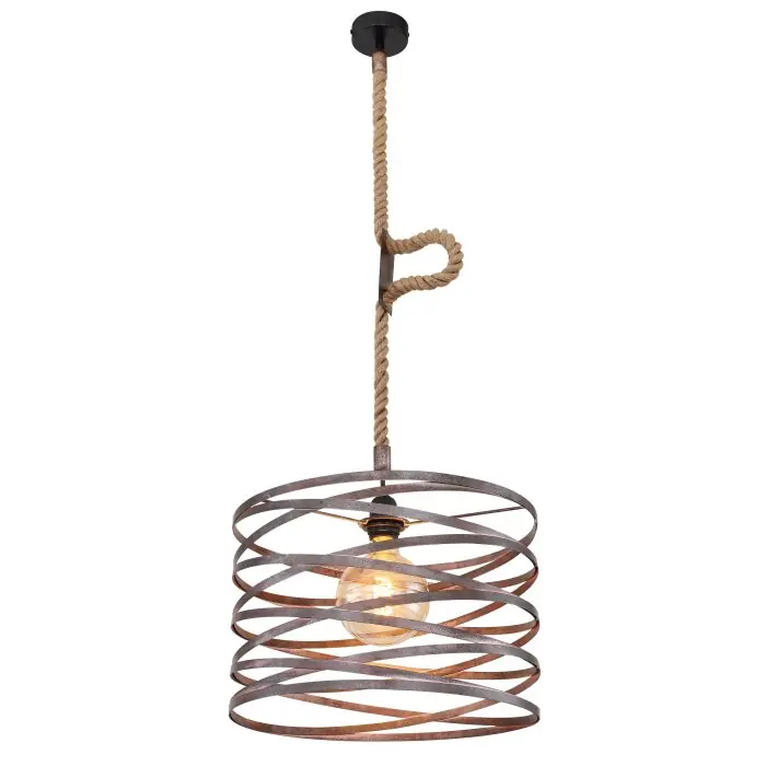 Globo MARCO Hanger Bruin, Zwart, 1-licht Lage Prijs