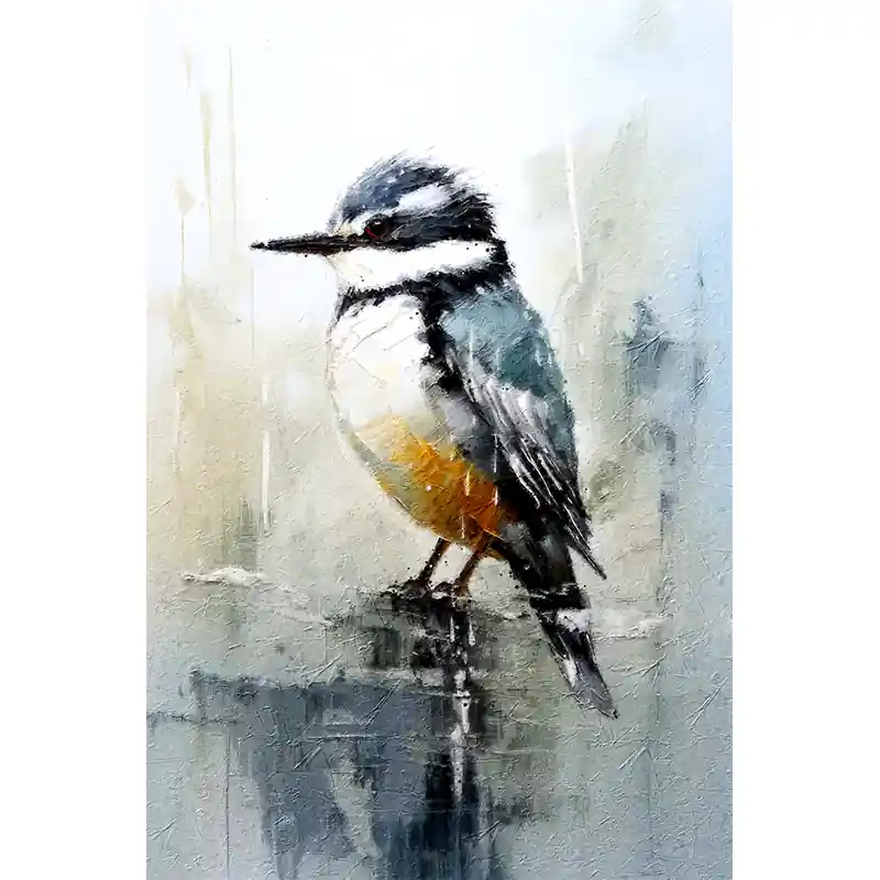 Abstracte Vogel 2 Op = Op