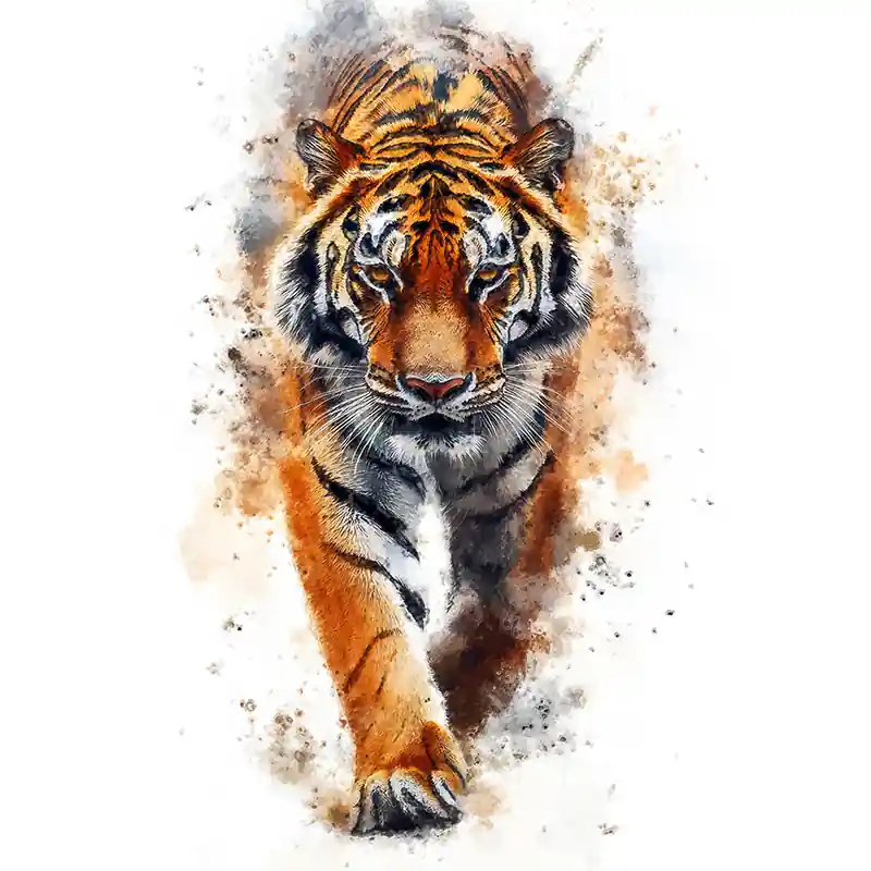 Tijger schilderij II Bestel Nu