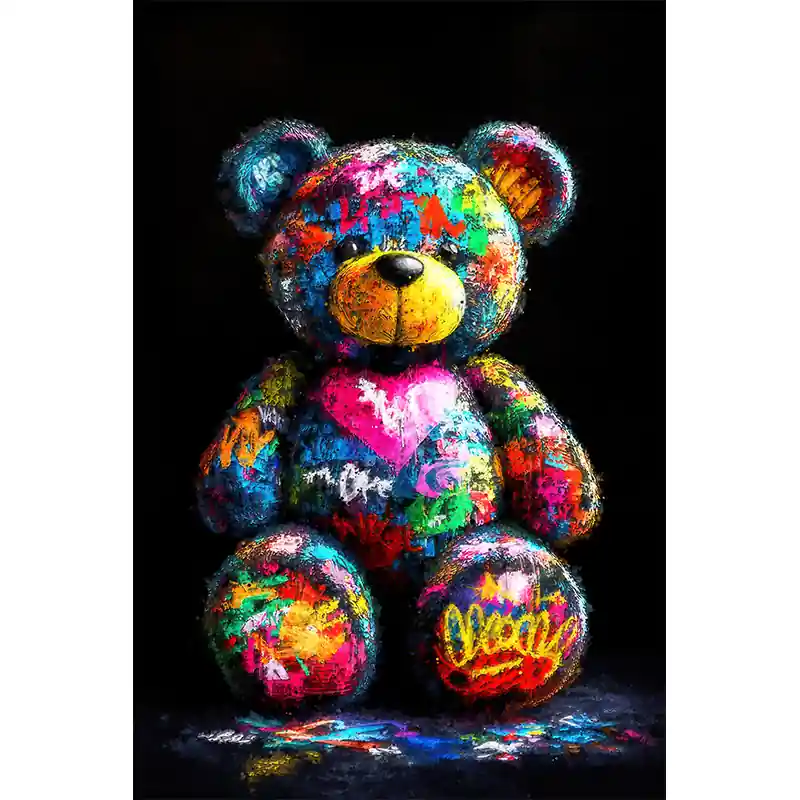 Finale Uitverkoop Teddybeer schilderij III