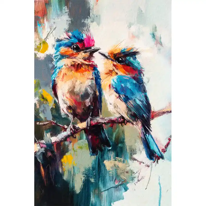 Superprijs Twee Vogels op een Tak