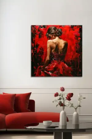 Aanbieding The lady in red