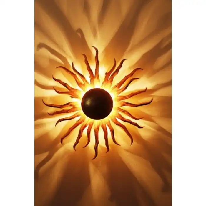 Seizoensaanbieding Holländer Sonne Muurlamp Goud, Messing, 2-lichts