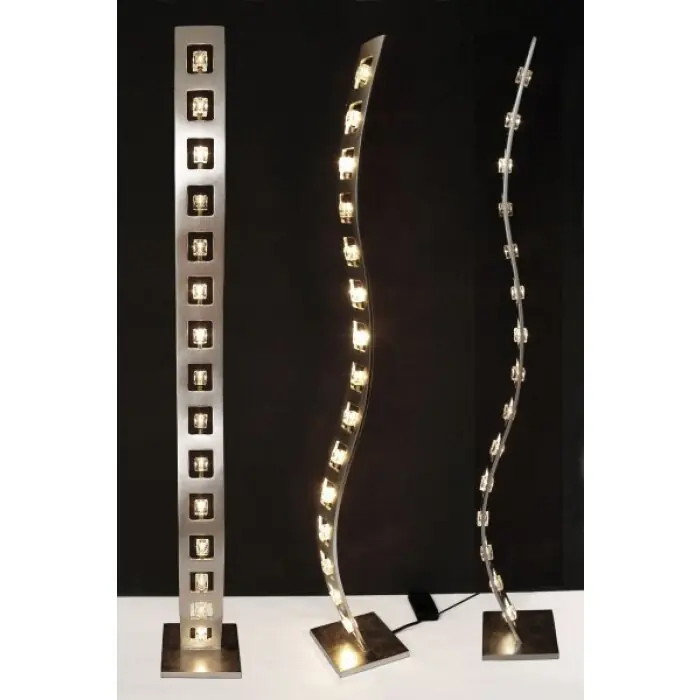 Direct Beschikbaar Holländer CUBO Staande lamp Zilver, 15-lichts