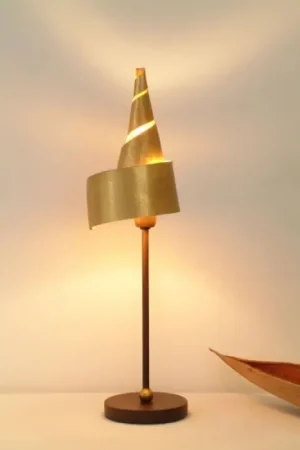 Flitsaanbieding Holländer INNOVAZIONE Tafellamp Bruin, Goud, 1-licht