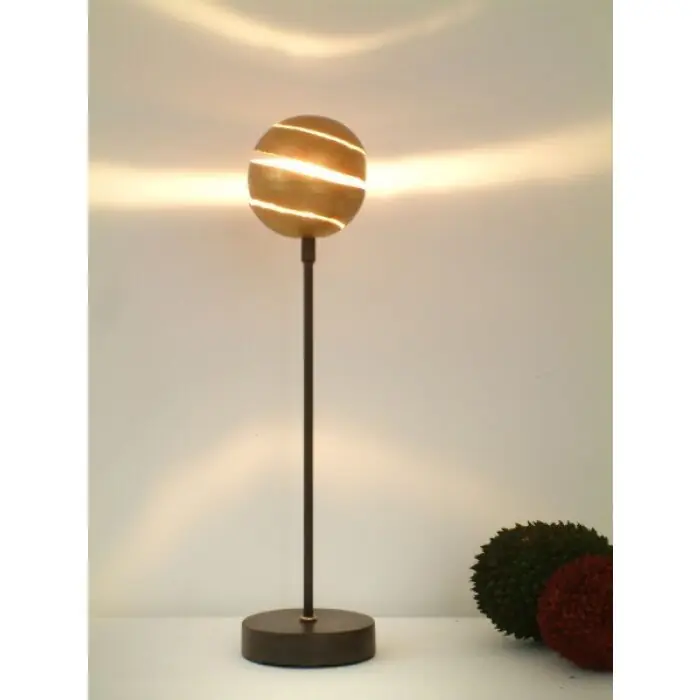 Flitsaanbieding Holländer PICCOLA PALLA Tafellamp Bruin, Goud, 1-licht