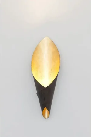 Finale Uitverkoop Holländer FIACCOLA Muurlamp Bruin, Goud, Zwart, 1-licht