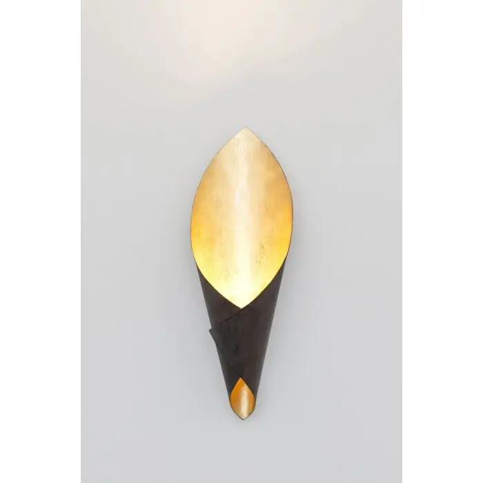 Finale Uitverkoop Holländer FIACCOLA Muurlamp Bruin, Goud, Zwart, 1-licht
