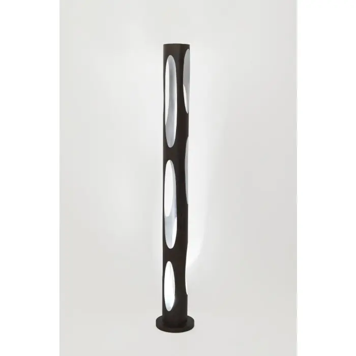 Holländer MASCHA Staande lamp Bruin, Zwart, Zilver, 1-licht Exclusieve Aanbieding