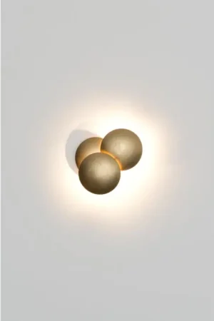 Gecertificeerd Holländer BOLLADARIA PICCOLO Muurlamp LED Goud, 2-lichts