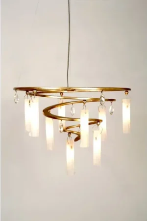 Holländer SERPENTINEN SPIRAL Hanger Goud, 9-lichts Bestseller