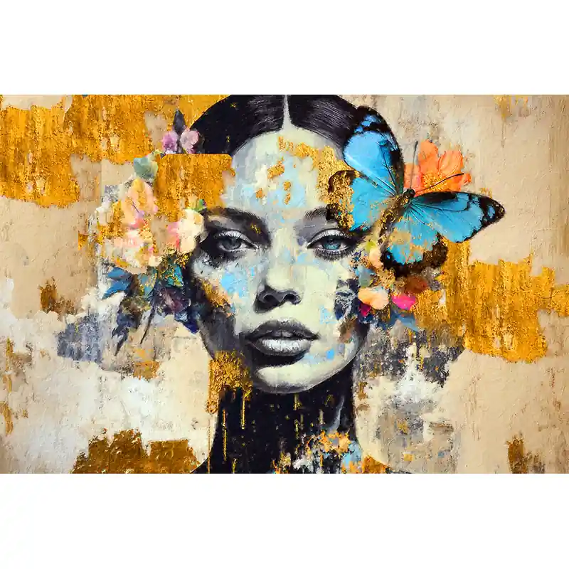 Vrouw Portret Mixed Media Nu Kopen