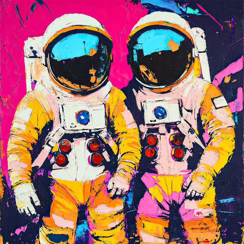 Uitverkoop Twee Astronauten